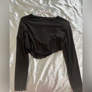Black Crop Top